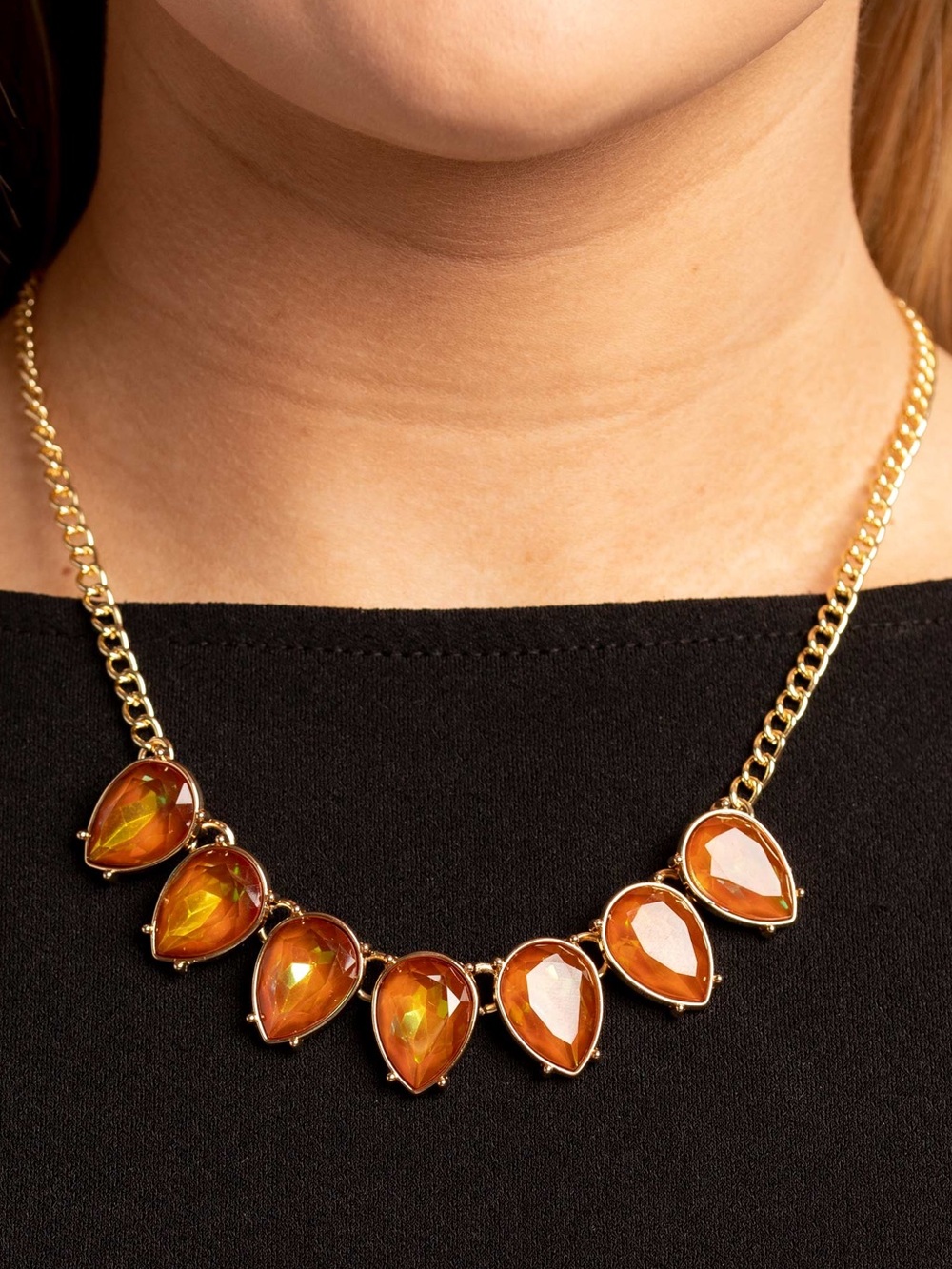 NWT Flirty Dancing Brown/Gold Necklace& Earrings(Last Set)